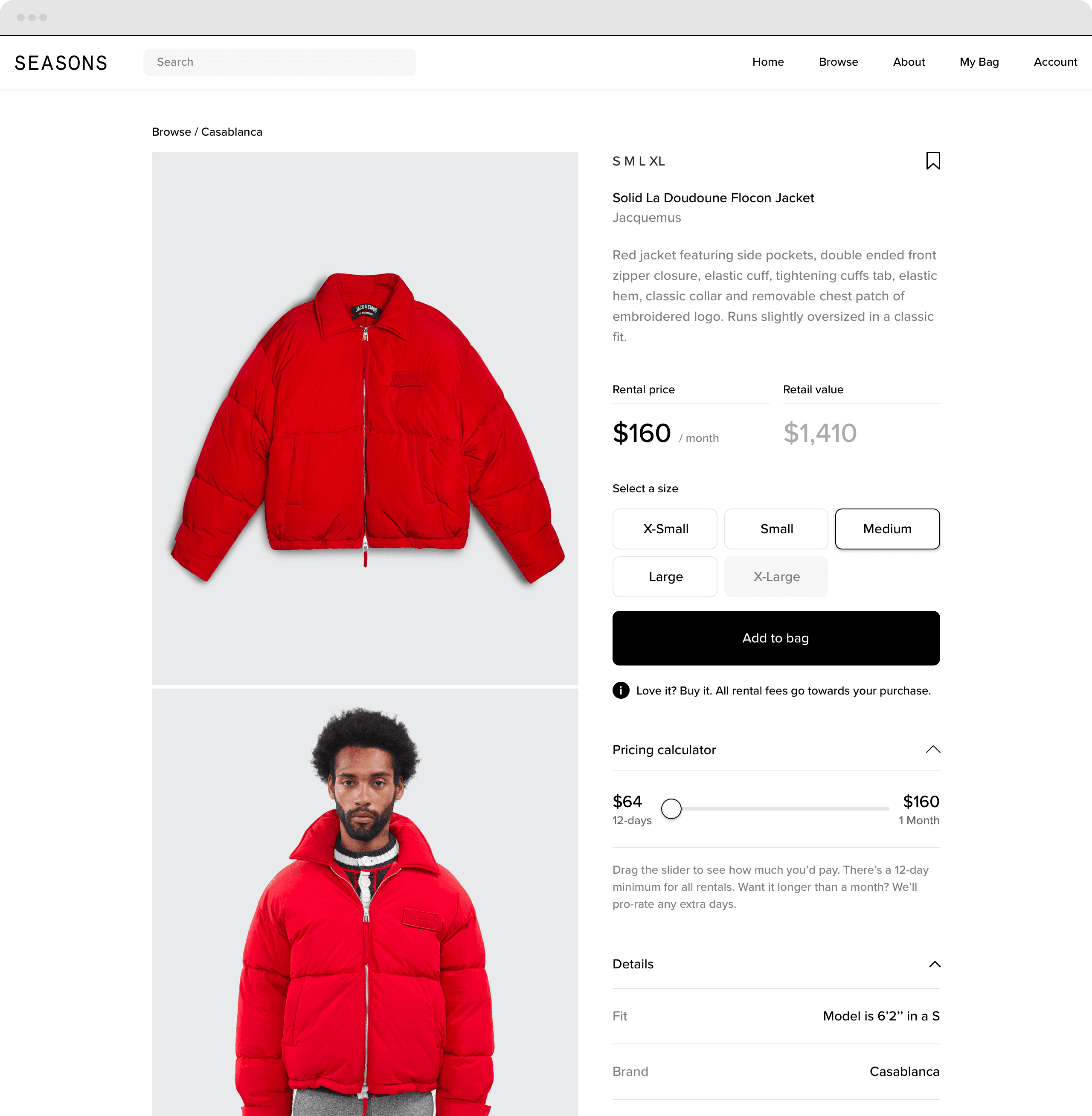 Product Detail Page