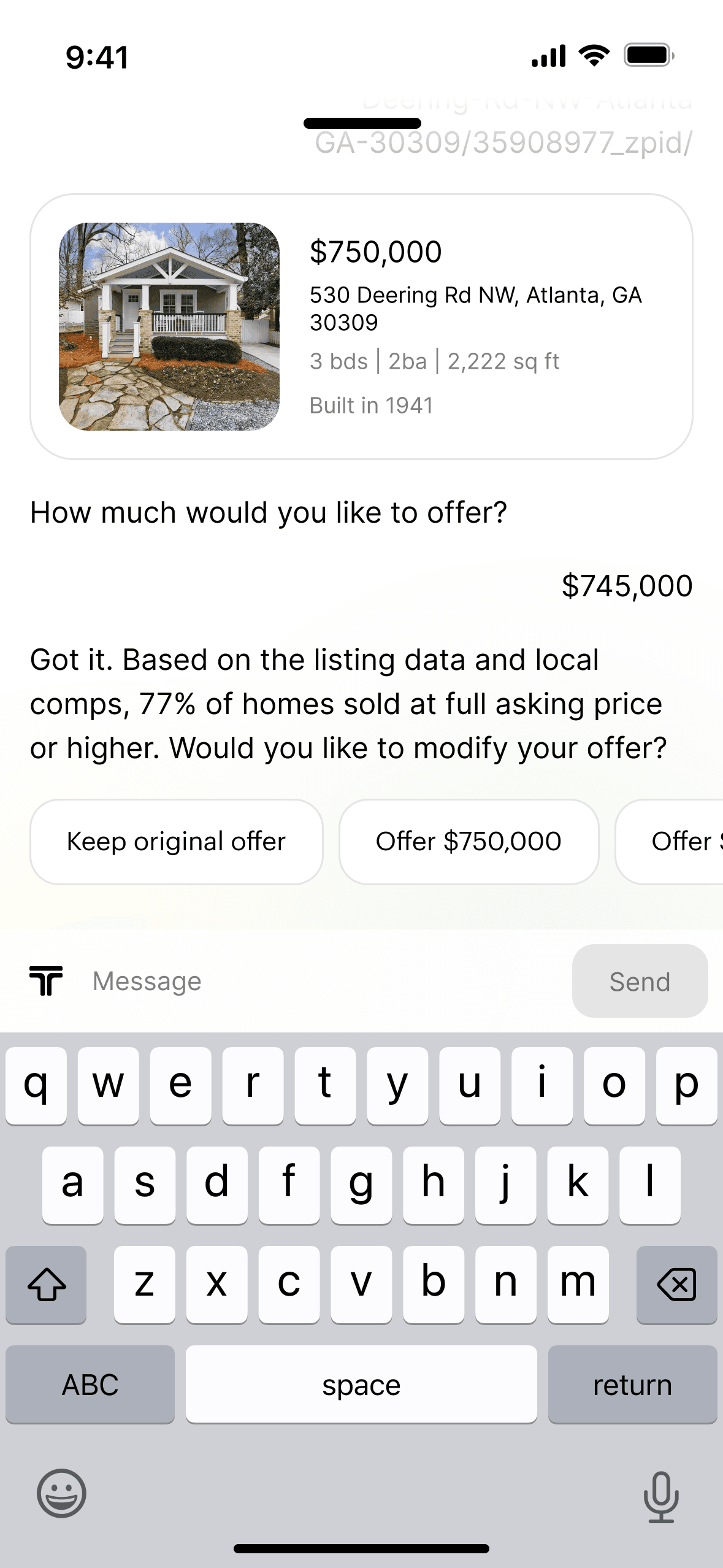 Terrace Create Offer